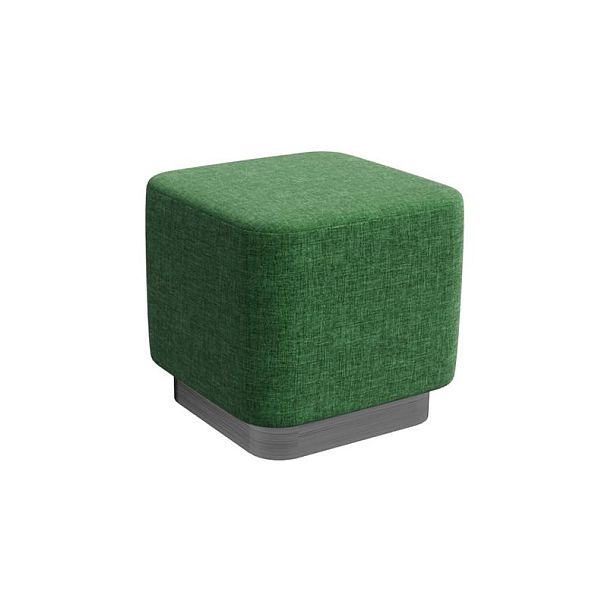 Vermont Пуфик PV-2 Velvet Lux 77/Серебро 450*450*425 - Вид 1