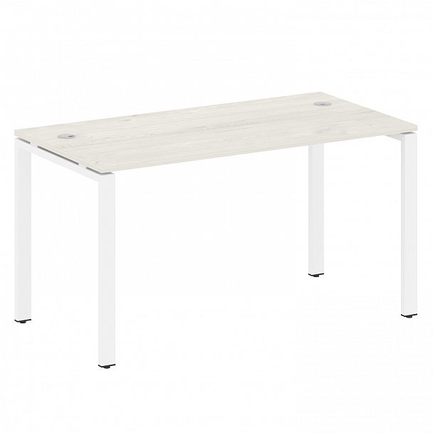 Стол "Metal System" БП.СП-3 дуб наварра/белый - Вид 1