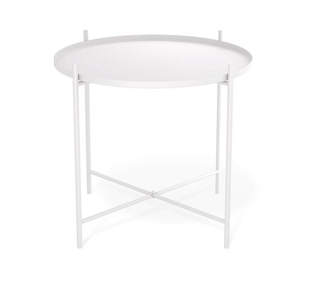 Столик кофейный Sheffilton SHT-CT8-2 белый муар - Вид 2