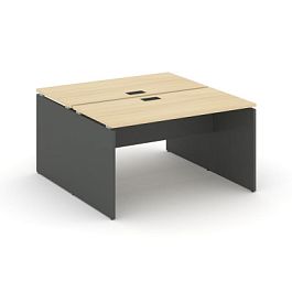 Стайл Проджект Рабочая станция 2-х сторон. SN-D.DRS-004 Акация Лорка/Антрацит NEW/Черная Заглушка 15 - Фото предпросмотра