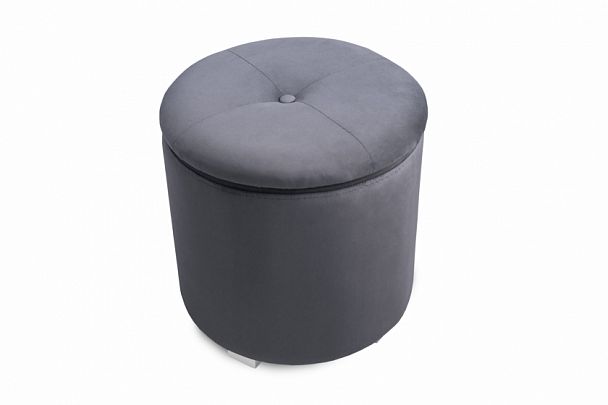 Пуф "Круглый" серый - Вид 4