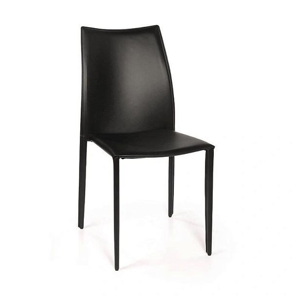 Стул Rolf, кожа черный - Вид 10
