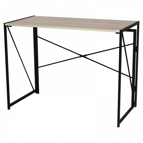 Стол на металлокаркасе BRABIX "LOFT CD-002", 1000х500х750 мм, складной, цвет дуб натуральный, 641214 - Вид 5