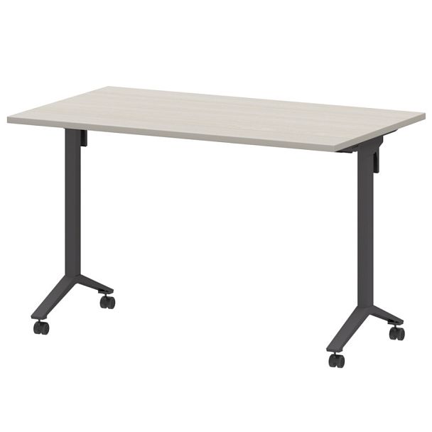 Стол мобильный складной МБ22-120.70 Ясень шимо/Антрацит 1200x700x750 Моби - Вид 1