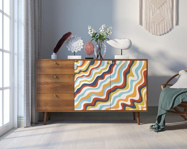 Комод Berber с двумя дверками и ящиками 21 принт арт BB05/Print_21 - Вид 4