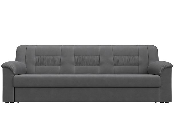Диван прямой Карелия Искусственная замша серый - Вид 2