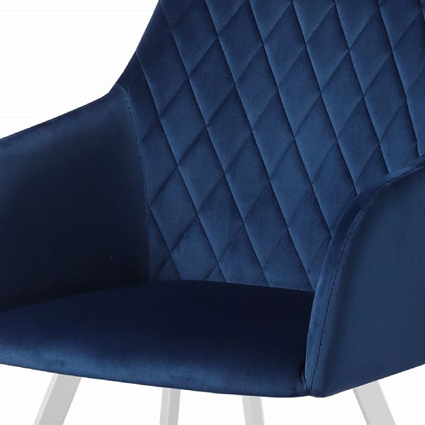 Комплект кресел поворотных Барли, Confetti blue/белый, 2 шт. - Вид 7