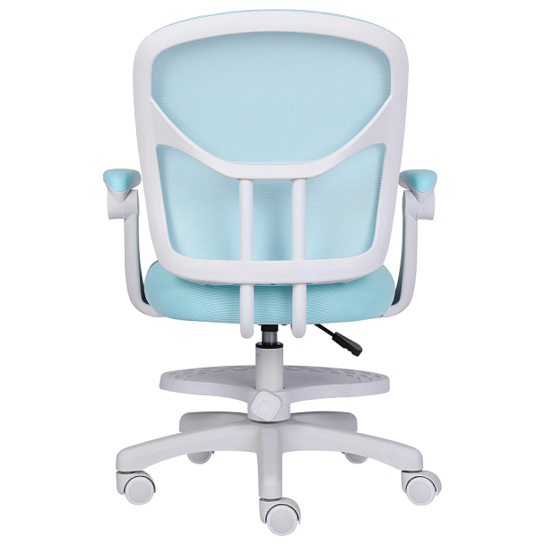 Кресло детское с подставкой для ног BRABIX "Toy MG-205", сетка/ткань TW, голубое, 533152 - Вид 12