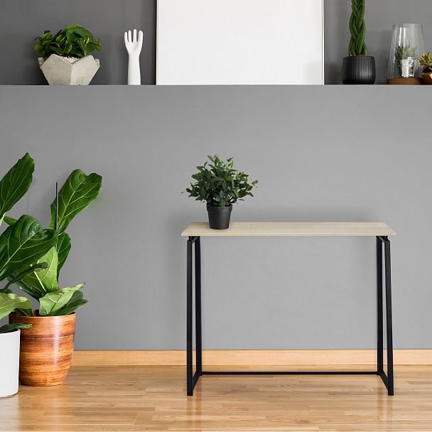 Стол на металлокаркасе BRABIX "LOFT CD-001", 800х440х740 мм, складной, цвет дуб натуральный, 641211 - Вид 15