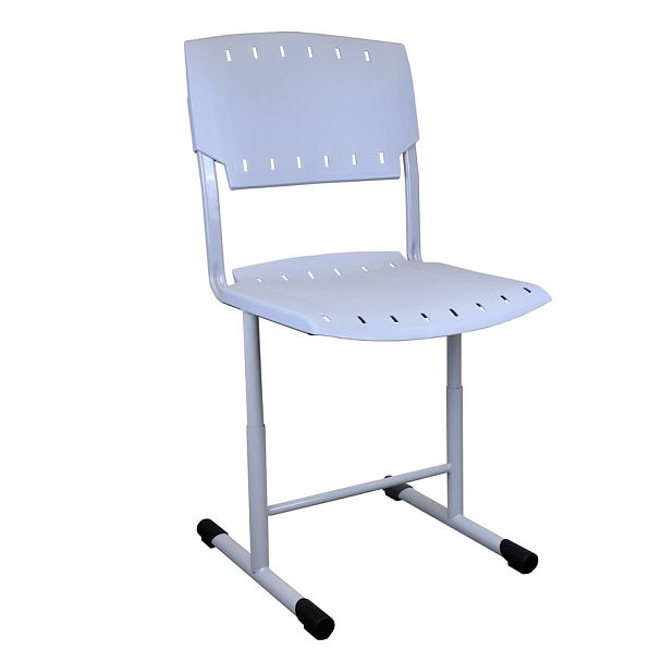 Школьный стул Sigma (каркас прямые ножки), серый, гр.4-7 - Вид 1