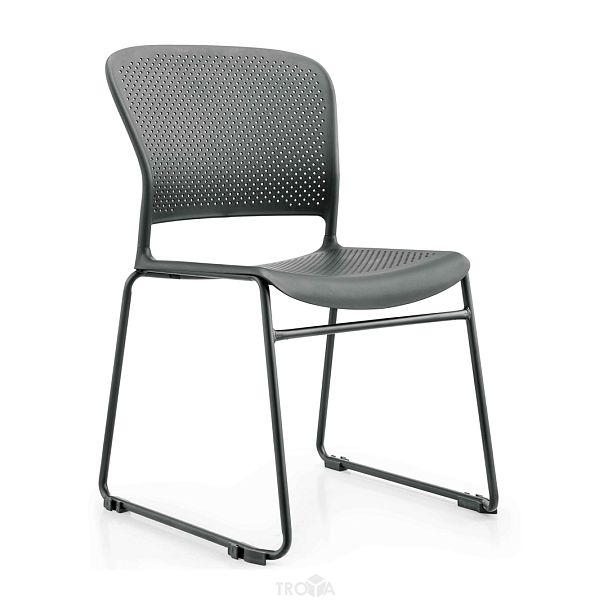 Стул пластиковый Dapper черный, стопируемый - Вид 2