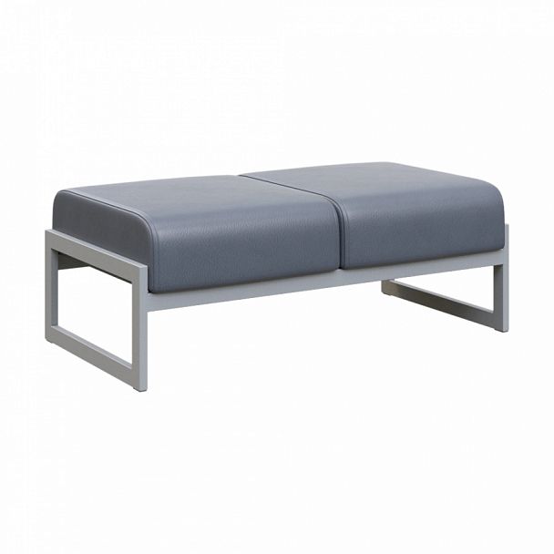 Банкетка двухместная "MODULE" MD.B2 Серый+серый - Вид 1