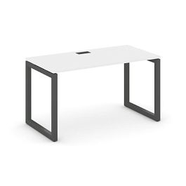 Стайл Проджект Стол письменный SN-5O.SP-003 Белый/Металл Антрацит 1380*600*750 - Фото предпросмотра