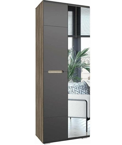 Спальня "Наоми" ШК-22 дуб каньон/графит - Вид 2