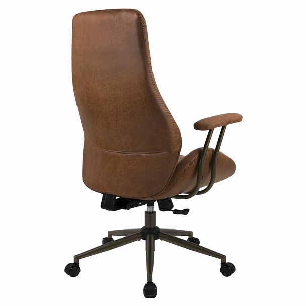 Кресло BRABIX PREMIUM "Texas EX-571", синхромеханизм, искусственная замша, светло-коричневый, 532942 - Вид 5