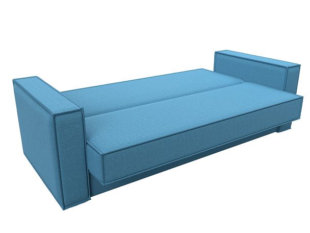 Диван-книжка Куба Рогожка голубой - Вид 7