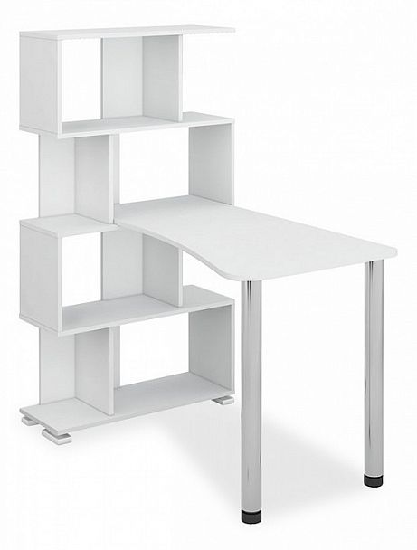 Стол компьютерный Домино СЛ-5-4СТ-2 Белый - Вид 1