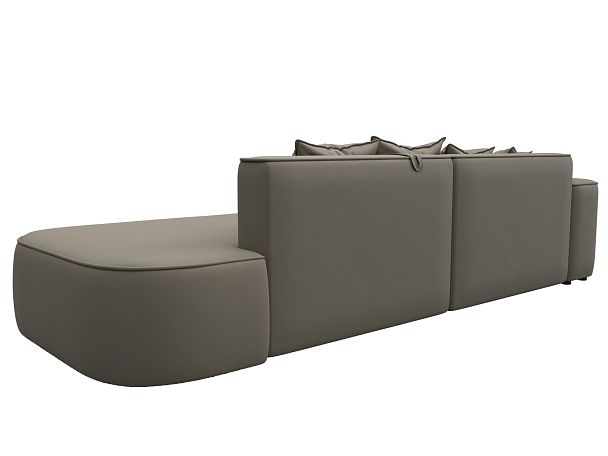 Диван угловой Лига-065 угол левый Экокожа бежевый - Вид 6