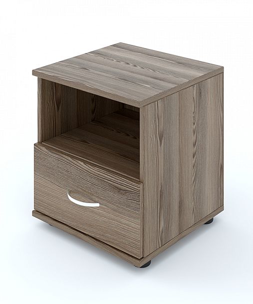 Тумба прикроватная "Новинки 2023"  ПК-МКП-ТМК40Х39Я1-В1-1155 ясень рибейра - Вид 1