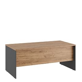 Стол руководителя Tess 180x90x75 дуб крафт золотой - Фото предпросмотра