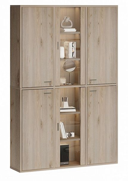 Шкаф-витрина Домино СУ(ш3в2)+4ФГ+2ФС Нельсон - Вид 2