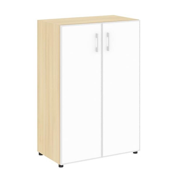 Ялта Шкаф LT.ST-2.4 R white Акация Лорка/Стекло White 800*450*1195 - Вид 1