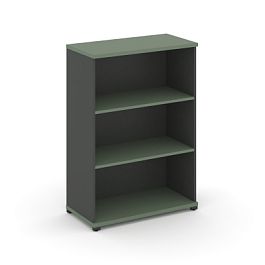 Concept Стеллаж 1 широкая секция, 3 ниши CN.STS.E-310 Кобо/Антрацит/Металл Антрацит 836*420*1186 - Фото предпросмотра