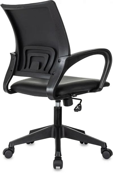 Кресло Бюрократ CH-695N черный экокожа крестов. пластик - Вид 2