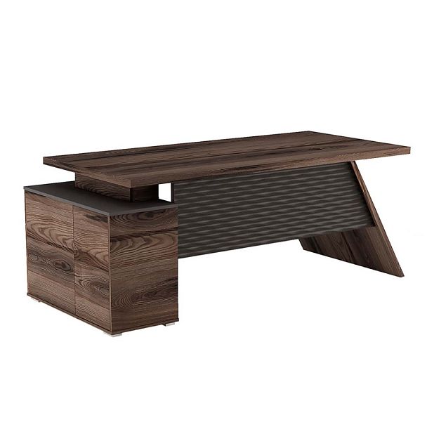 Стол письменный правый Irvin 202x90x78 дезира тёмная - Вид 1