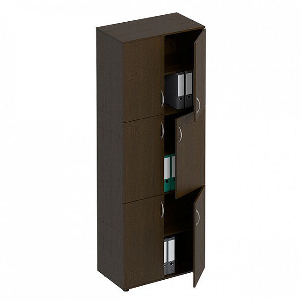 Шкаф для документов 6- дверный "Формула" ФР 377 венге темный - Вид 1