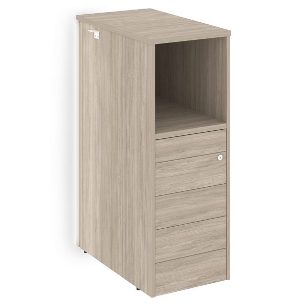 Onix Тумба с подсветкой 5 ящиков TIP-ON завершающая, правая O.R-TV-5 TIP.S (R) Дуб аттик 436*767*1185 - Вид 1