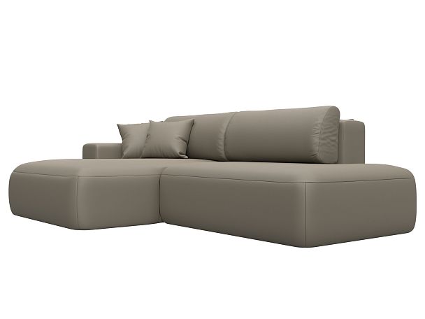 Диван угловой Лига-036 НПБ Модерн левый угол Экокожа бежевый - Вид 3