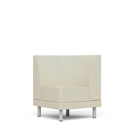 Секция угловая внутренняя Александрия экокожа светло-бежевая CN1112 - Фото предпросмотра