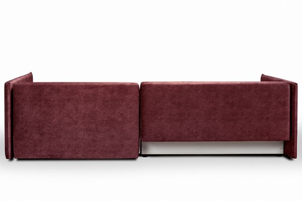 Мягкий угол "Чилетти" бордовый - Вид 4
