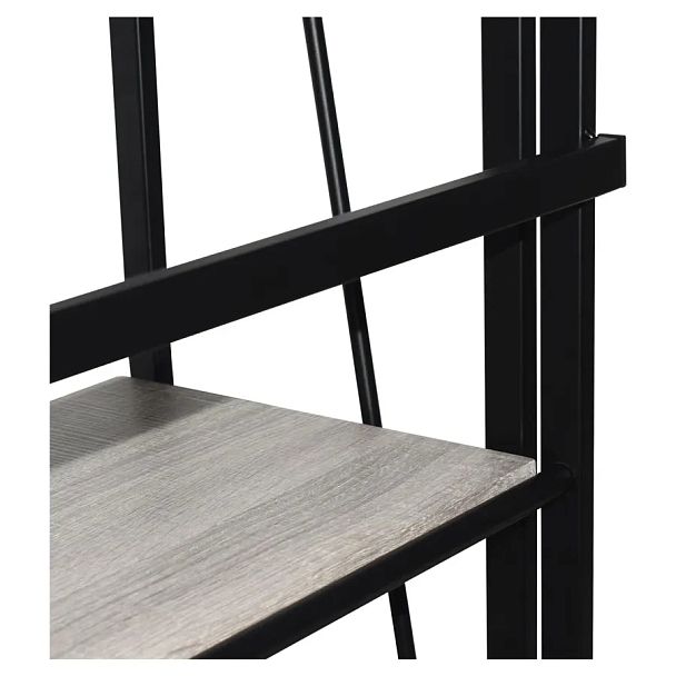 Стеллаж на металлокаркасе BRABIX "LOFT SH-001", 600х300х1250 мм, складной, цвет дуб антик, 641229 - Вид 6