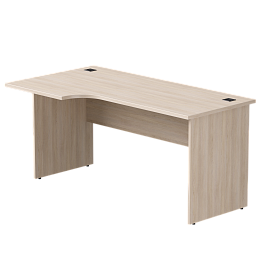 Стол эргономичный левый Everprof EVO опоры ЛДСП 1580х670(870)x755 мм Дуб Соната - Фото предпросмотра