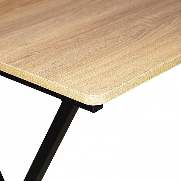 Стол на металлокаркасе BRABIX "LOFT CD-008", 900х500х780 мм, цвет дуб натуральный, 641865 - Вид 7