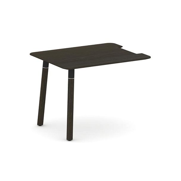 Fresco Брифинг-приставка FR.BR-10 Дуб Темный/Металл Черный 1000*800*725 - Вид 1