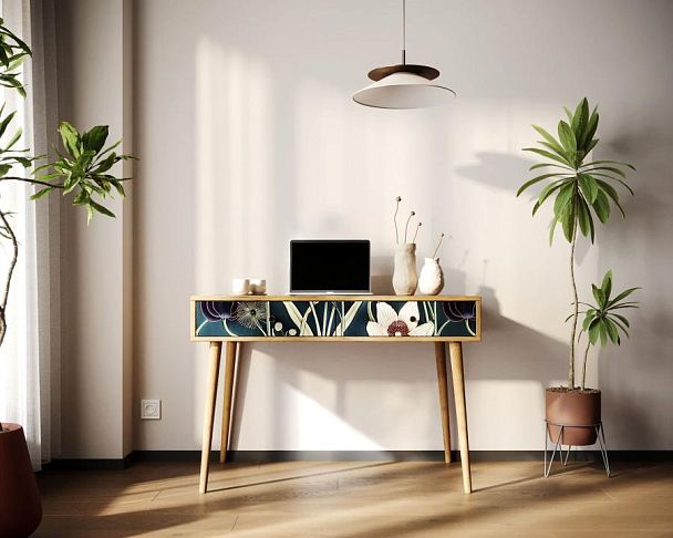 Стол рабочий Berber малый арт BB32/Print_54 - Вид 5