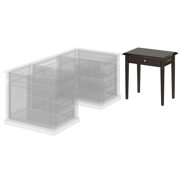 Мебель для руководителя "Версаль люкс"  ПК-ВРЛ-СТП75Х55/И3-В1-974 темный орех - Вид 1