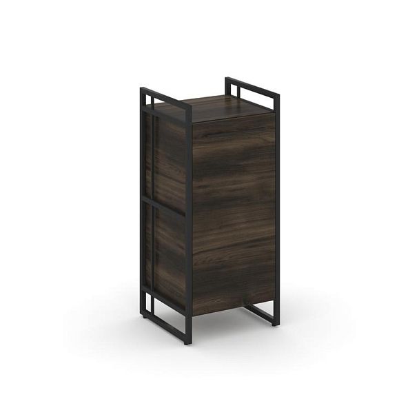 Rift Шкаф 2 ниши узкий RF.SU-21 (L) Дуб Мали/Металл Черный 420*396*924 - Вид 1