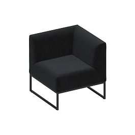 Секция угловая Мейджик / Magic Mg/ygl ткань чёрная VL 34 - Фото предпросмотра