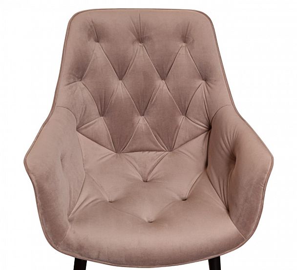 Стул Archi, бархат бежевый 5, опора конус - Вид 6