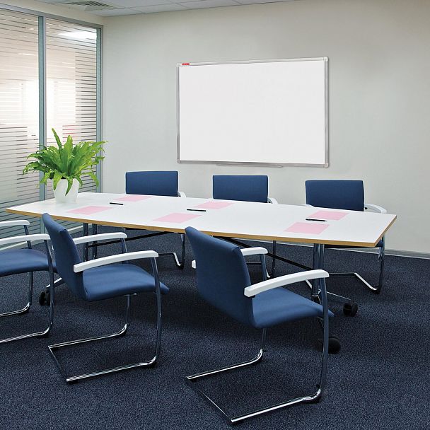 Доска магнитно-маркерная (80х100 см), алюминиевая рамка, ГАРАНТИЯ 10 ЛЕТ, РОССИЯ, BRAUBERG Стандарт, 236896 - Вид 5