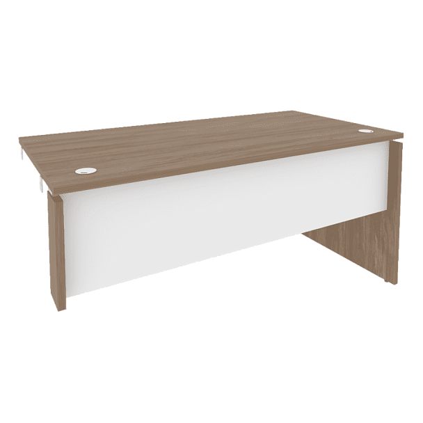 Onix Стол-приставка правый к опорным элементам O.SPR-4.8 (R) Дуб аризона/Белый бриллиант 1580*800*750 - Вид 1