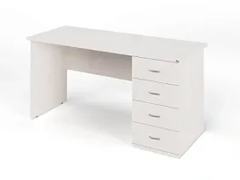 ЛАЙТ / LIGHT RRG007-15x6R Однотумбовый стол 150x60x75 Дуб Молочный - Фото предпросмотра