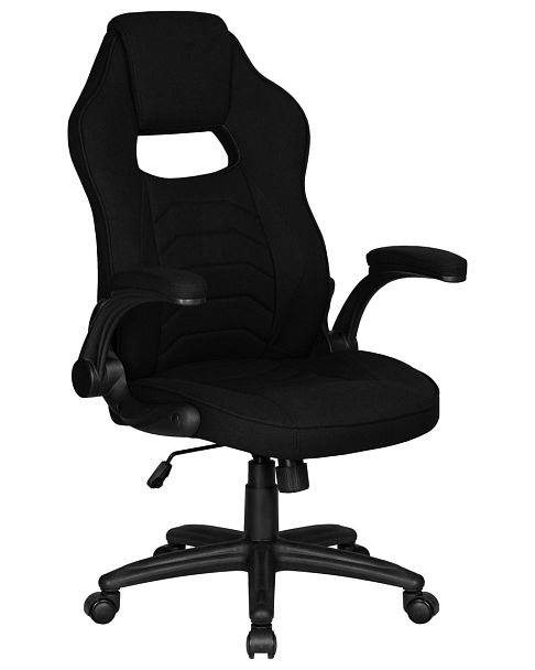 Кресло игровое DOBRIN RICK (черная ткань) - Вид 1