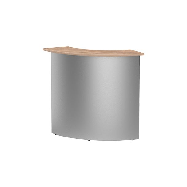 Стойка ресепшн угловая СР-80/80R дуб сонома - Вид 1