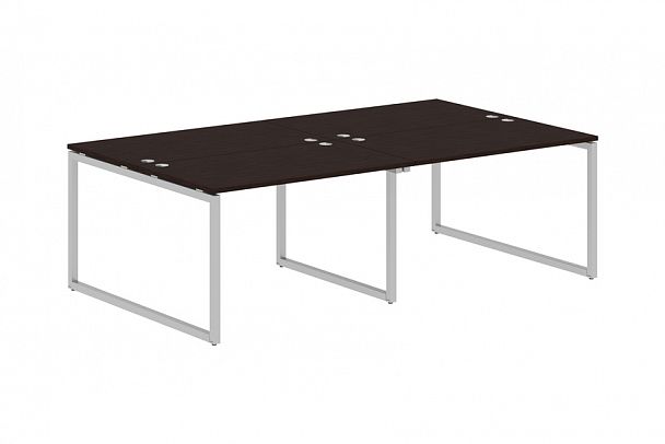 Стол "XTen-Q" XQWST 2414 дуб юкон/алюминий - Вид 1