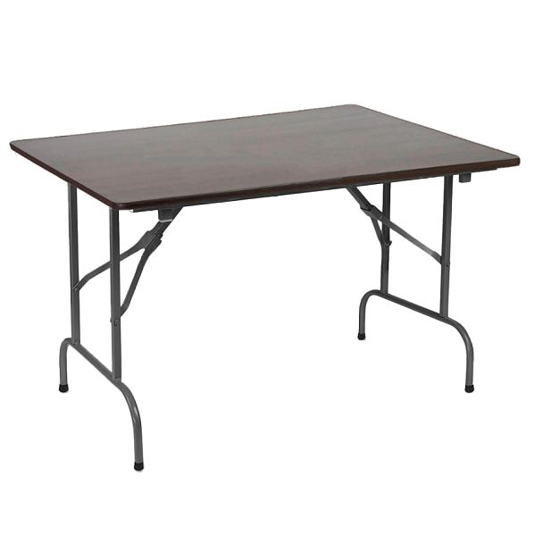 Стол Лидер 1, 1200х800 мм, венге, каркас черный - Вид 2